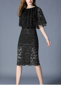 Lace Fitted Summer Dress