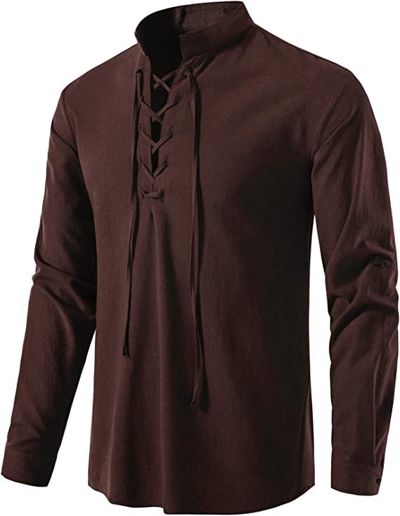 Classic Stand Collar Casual Shirt for Men