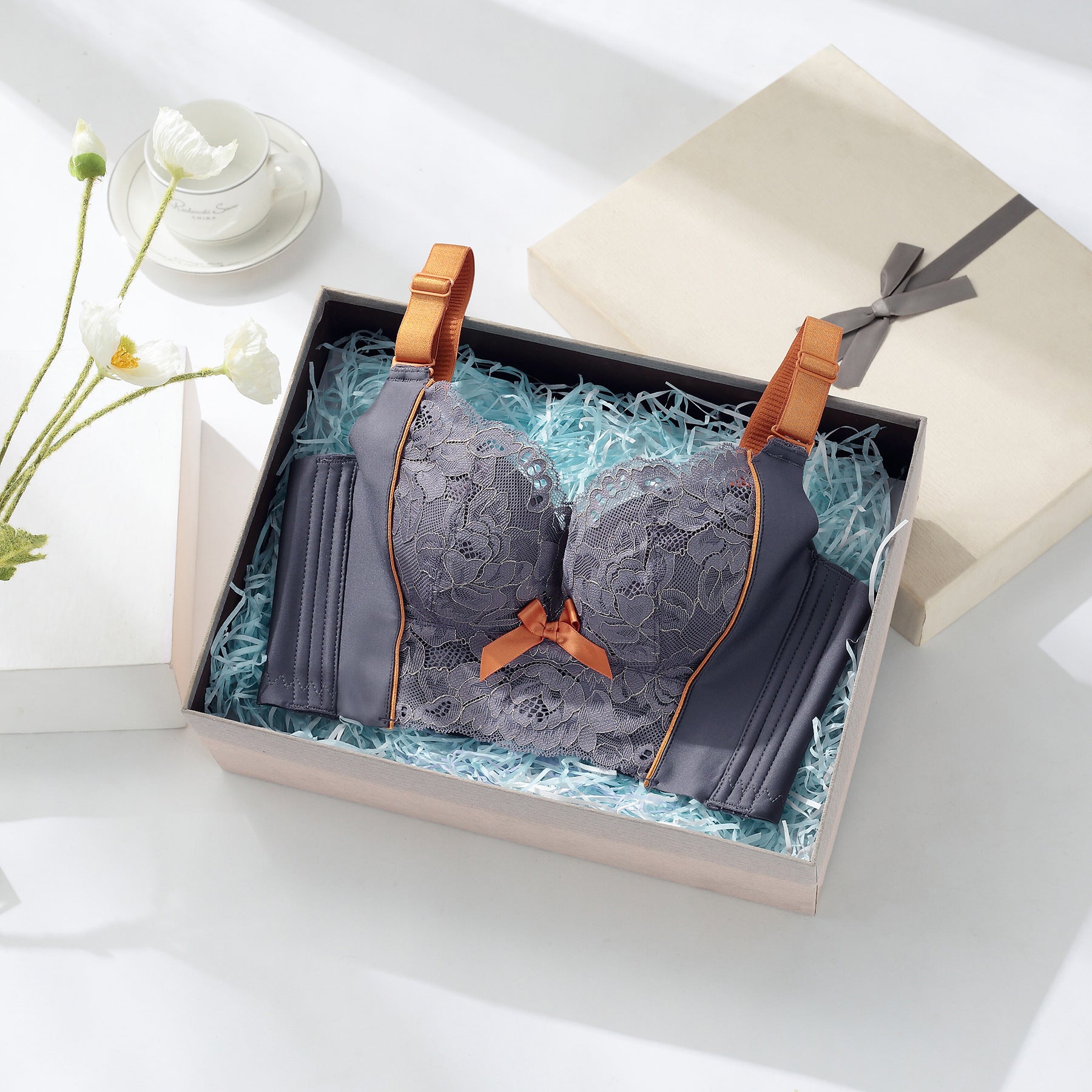 Aromatherapy Support Push Up Adjustment Bra