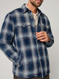 Cozy Diamond Pattern Thick Shirt Jacket