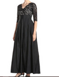 Women Plus Size Lace Stitching Maxi Dress