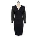 V Neck Sleeveless Body Fitted Dress