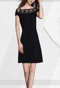 Women Slim A Line Party Dress