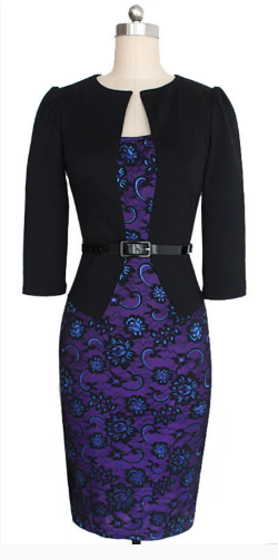 Elegant Slim-fit Women Dress