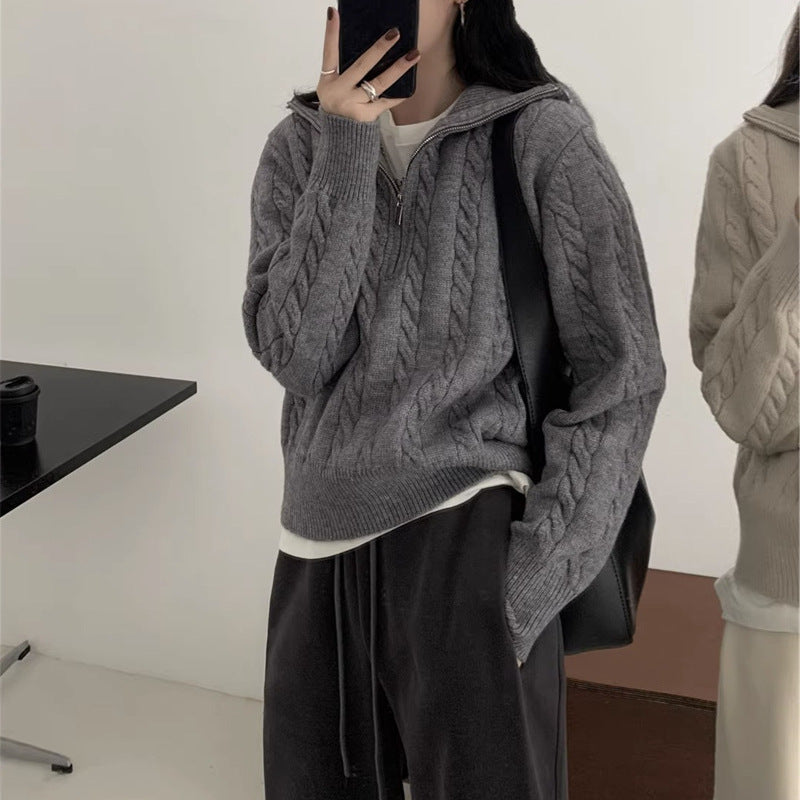 Women's Cardigan Pullover Sweater (5)
