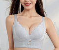 Adjustable Gathering Support Bra with Soft Steel Ring