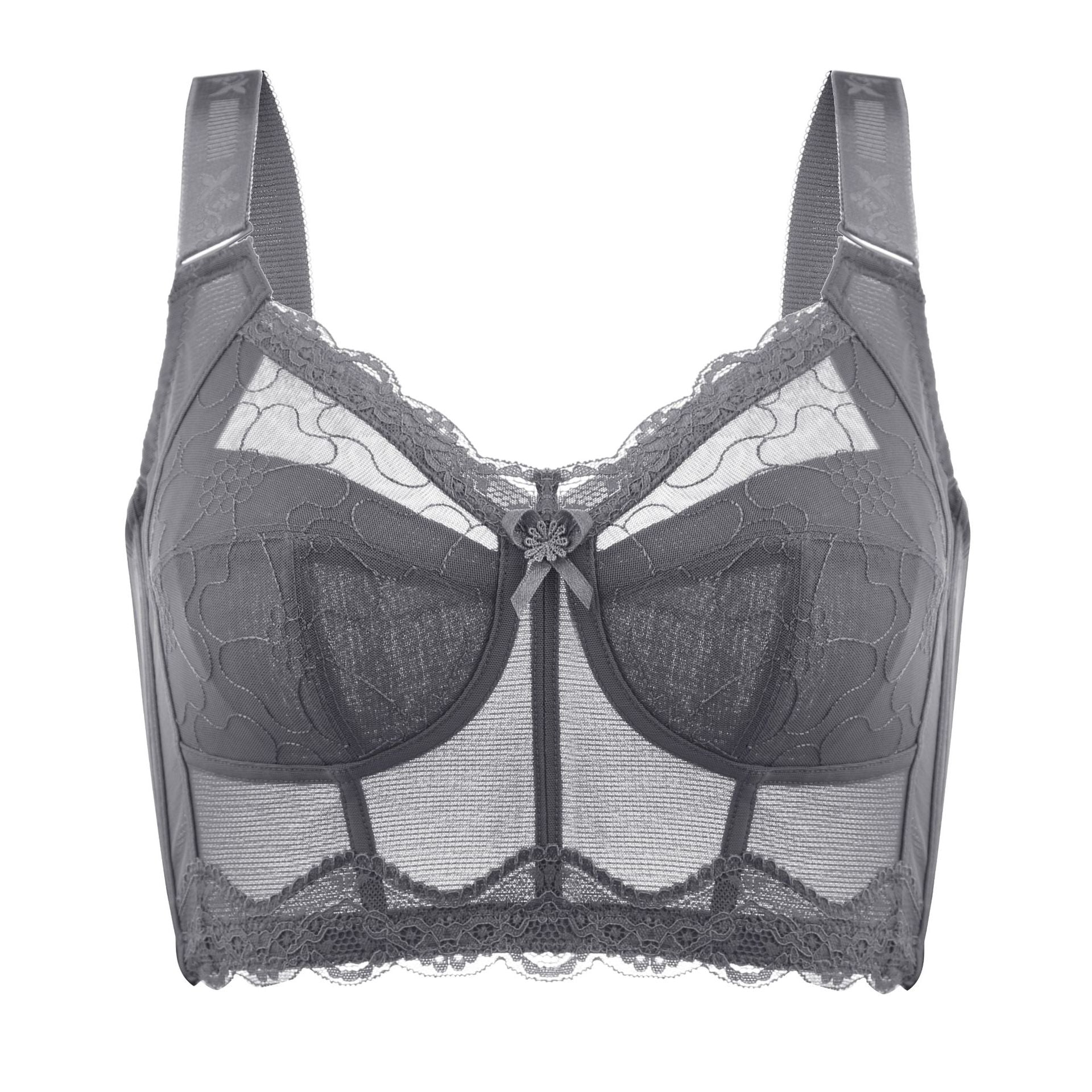 Elegant Lace Wireless Push Up Bra