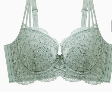 Elegant Lace Support Bra with Adjustable Comfort Fit