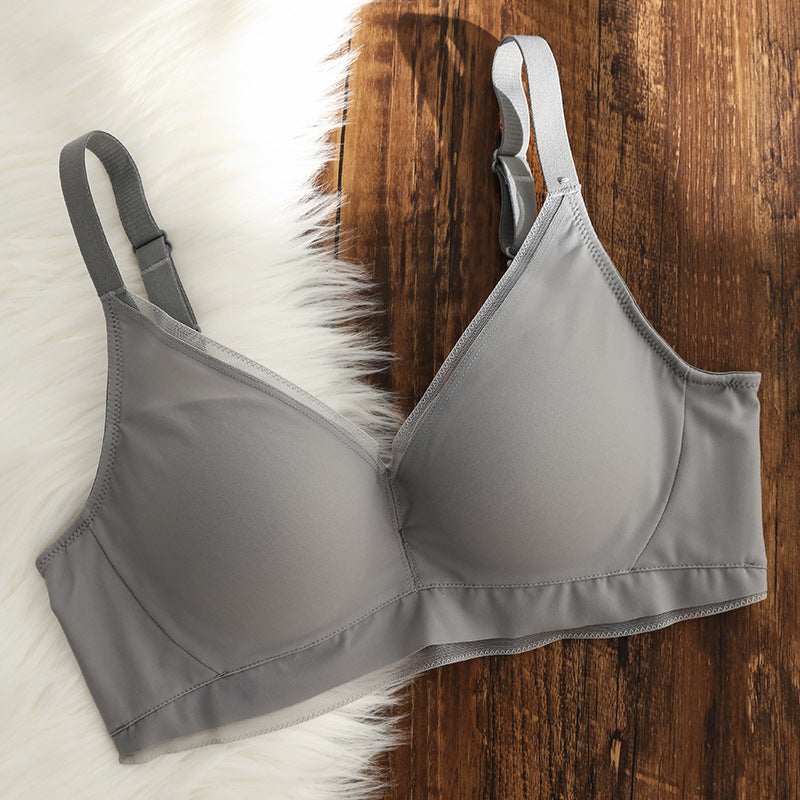 Mulberry Silk Seamless Push Up Bra for Women