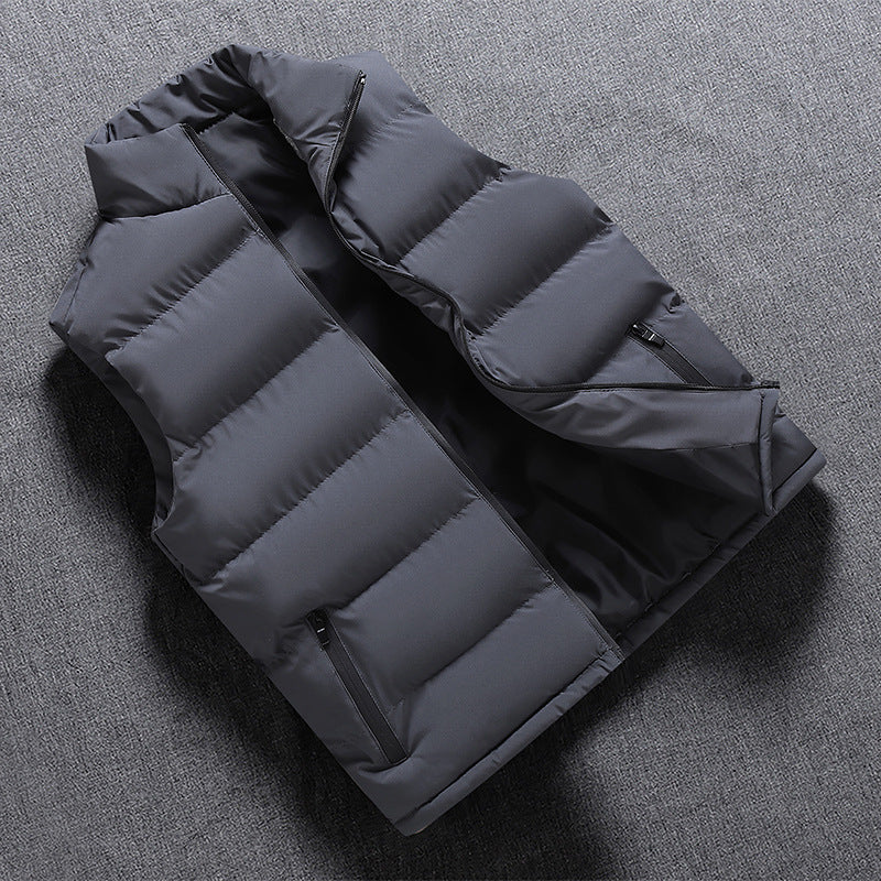 Men Thickened Hand-Stuffed Cotton Vest