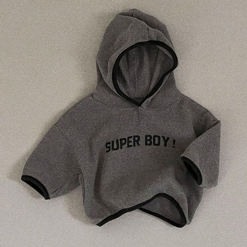 Comfort Letter Print Kids Pullover Sweatshirt