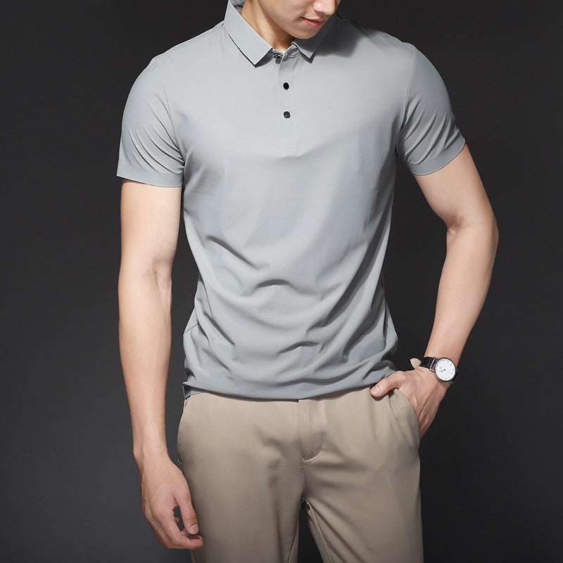 Seamless Ice Feel Polo Shirt for Men