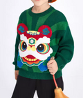 Festive Family Knit Sweater for Kids