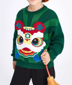 Festive Family Knit Sweater for Kids