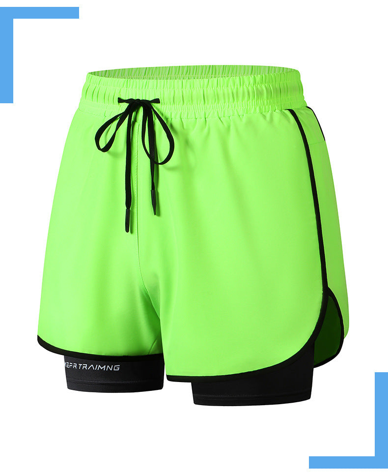 Layered Style Sports Basketball Shorts for Men