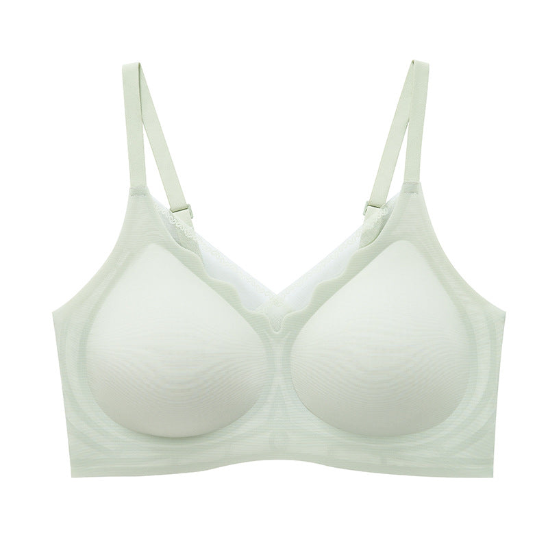 Seamless Breathable Wire Free Honeycomb Cup Bra
