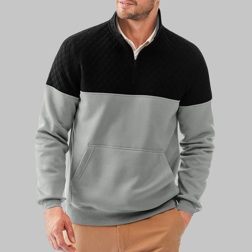 Color Match Half-Zip Outdoor Men’s Sweater