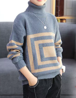 Toddler Knit Velvet Jacket