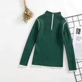 Cozy Knitted Pullover Top for Little Girls