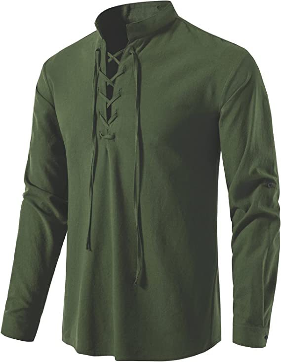Classic Stand Collar Casual Shirt for Men