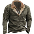 Double Collar Outdoor Warm Men’s Sweater