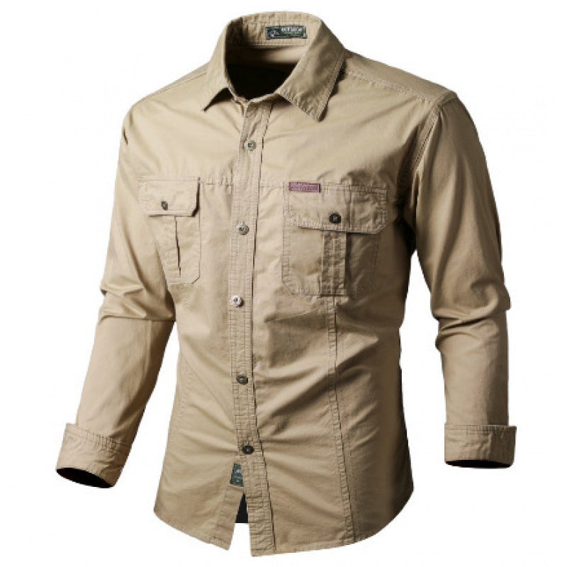 Men’s Casual Workwear Long Sleeve Shirt