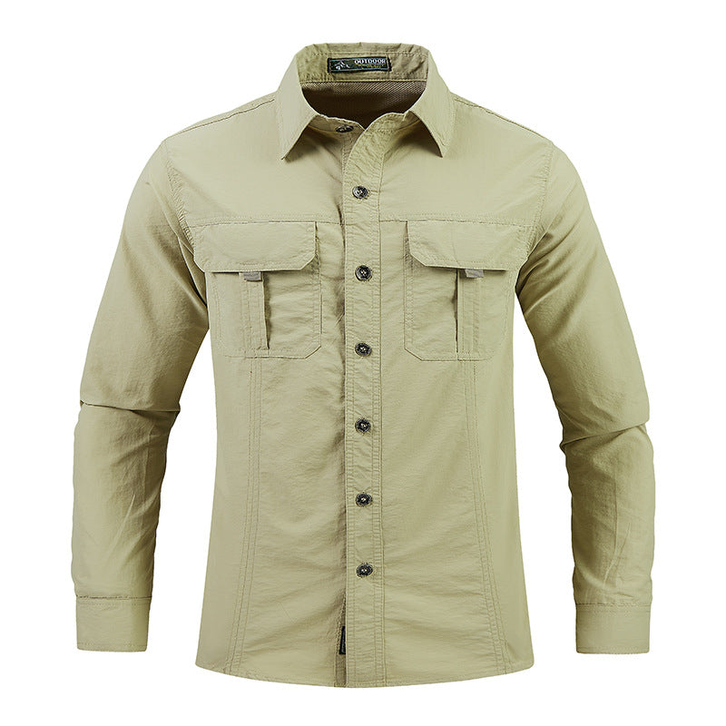 Men Quick Dry Outdoor Sun Protection Shirt