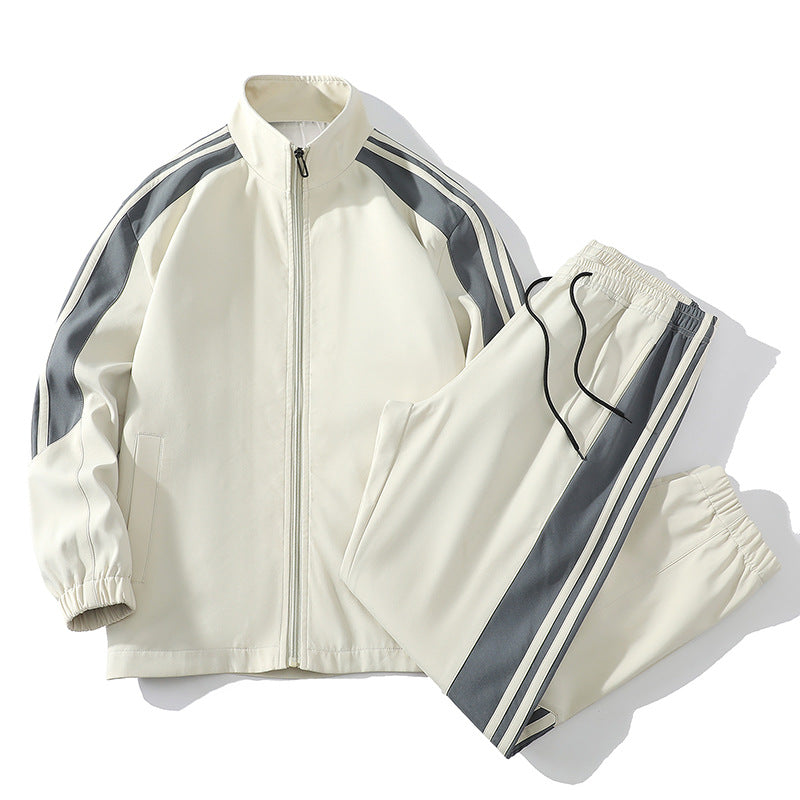 Casual Printed Sports Jacket Set for Men