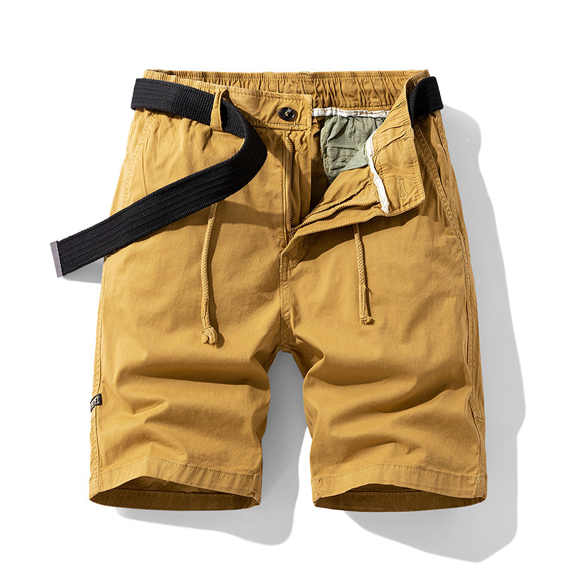 Retro Style Loose Utility Shorts for Men