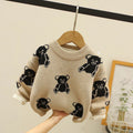 Boys Bear Knit Fleece Sweater