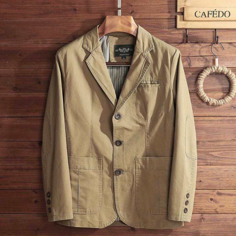 Men Casual Loose Fit Suit Jacket