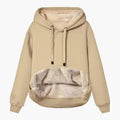 Women Hooded Pocket Sports Sweatshirt Jacket