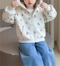 Girls Lace Cat Fashion Coat
