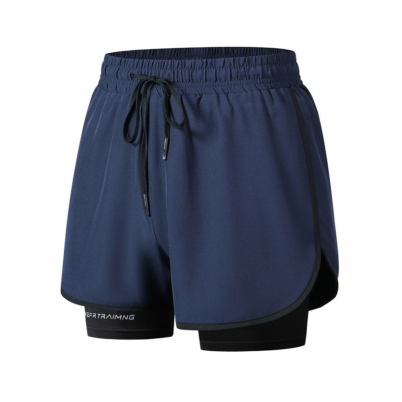 Layered Style Sports Basketball Shorts for Men