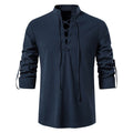 Classic Stand Collar Casual Shirt for Men