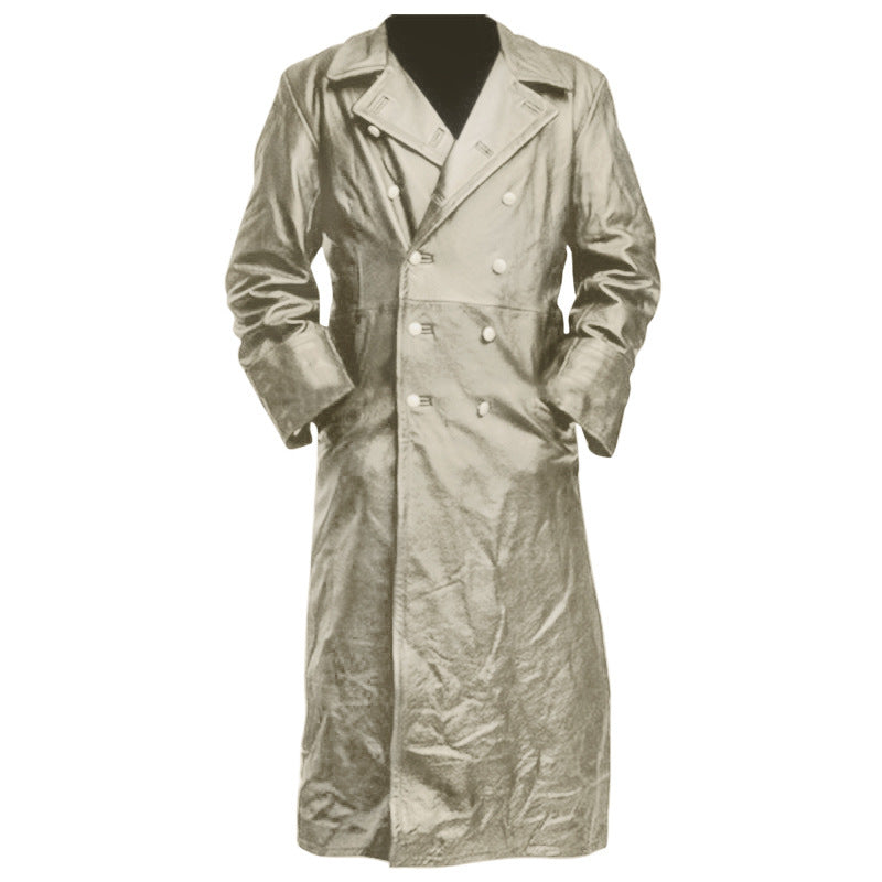 Men’s Vintage PU Leather Medieval Coat
