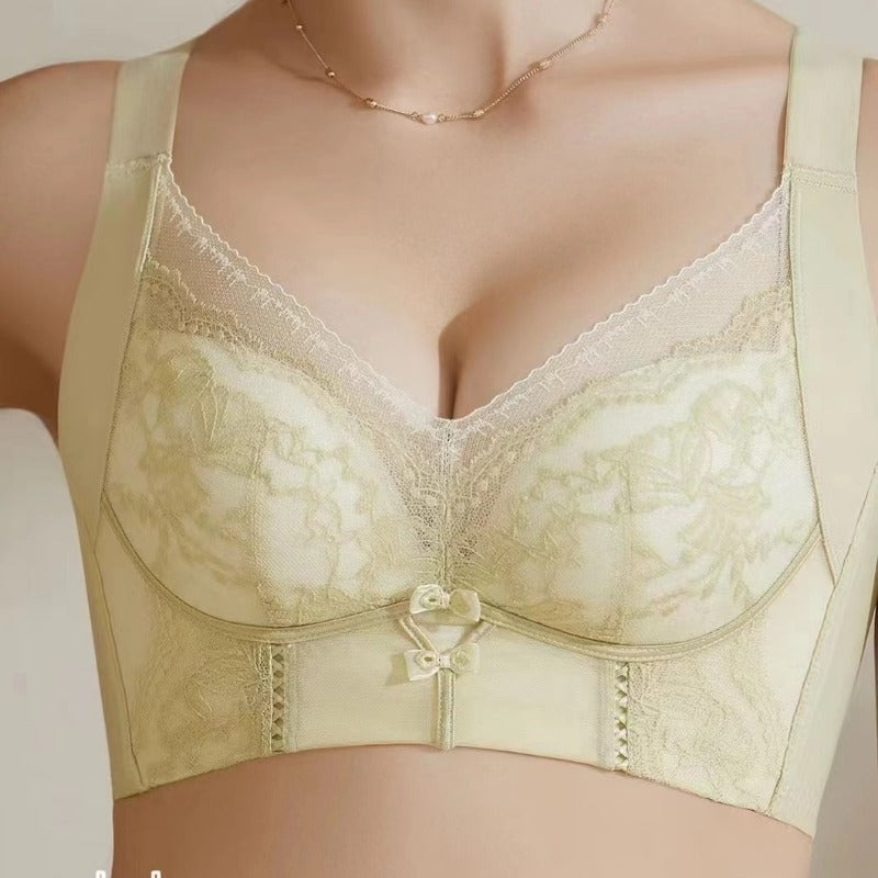 Women's Wire-Free Adjustable Lace Push-Up Bra