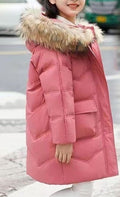 Girls' Puffer Hooded Jacket (26)