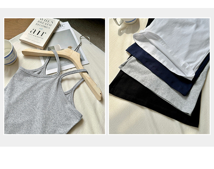 Women's Unique Hottie Camisole Vest - Summer Pure Color Fitted Top