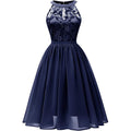 Bridesmaid Dresses 2025 – Women's Long Chiffon A-Line Gown with Zipper Back, Pleated Skirt, Elegant Formal Small Dress