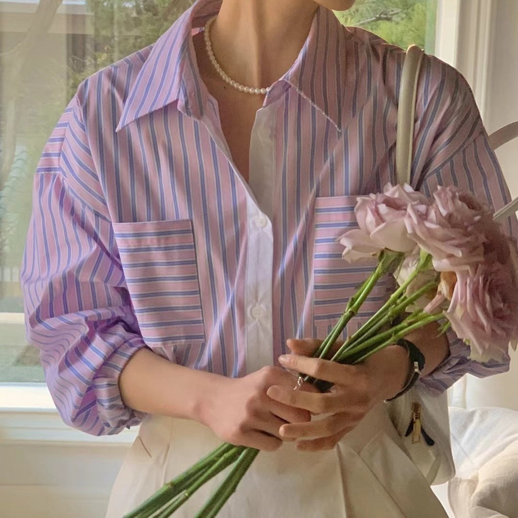 Women - Minimalist Long Sleeve Top for Spring & Autumn