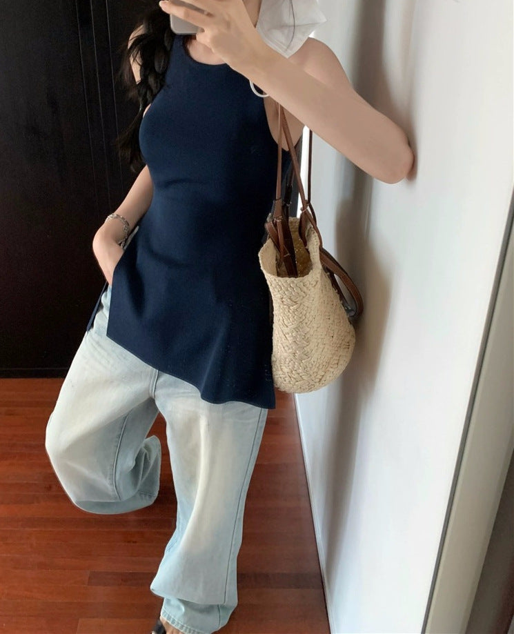 Pure Desire Knitted Chic Camisole Vest - Summer Sweet & Spicy Edition