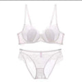 Women Lace Embroidered Bra Thin Cup Summer Big Breast Underwear Women's Push Up Lace Underwear