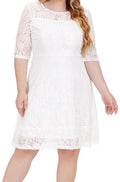 Plus Size Women's Knit Denim Dress (24)
