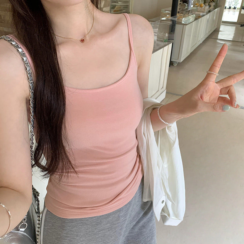 Women's Sleeveless Camisole - Summer Lightweight Inner Layer Top
