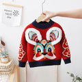 Children's Thick Knit Sweater for Autumn and Winter