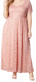Plus Size Women's Knit Denim Dress (17)