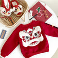 Kids Lion Dance Embroidered Sweatshirt