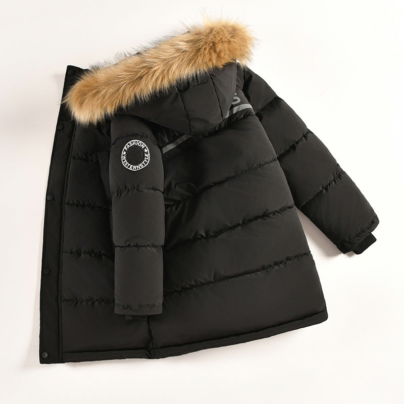Girls' Puffer Hooded Jacket (16)