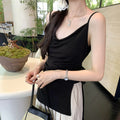 Women's Summer Swing Collar Lace-Up Camisole Top